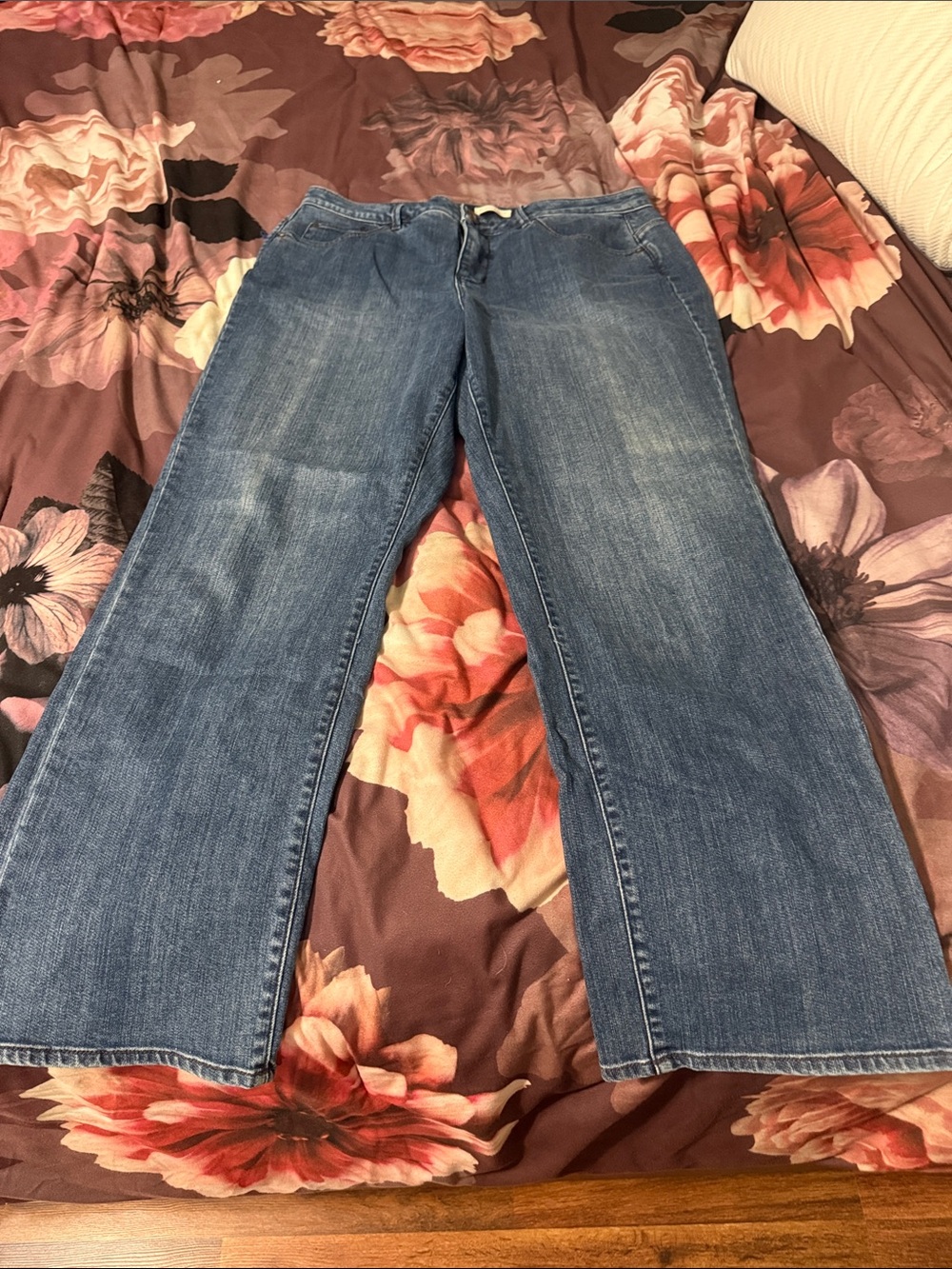 Coldwater Creek Blue Wide-Leg Women's Jeans